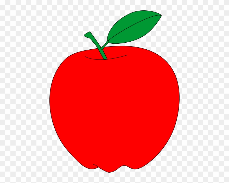 880x704 Red Apple Free Vector