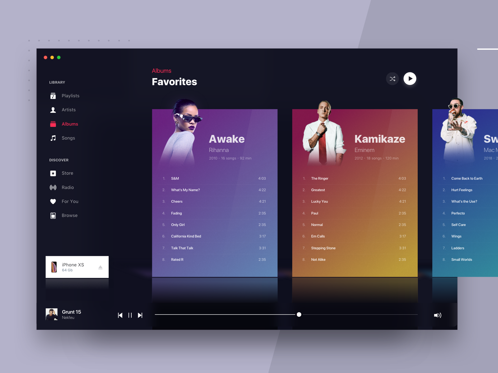 1600x1200 Apple Music Slides Concept Web Design Web Development Web