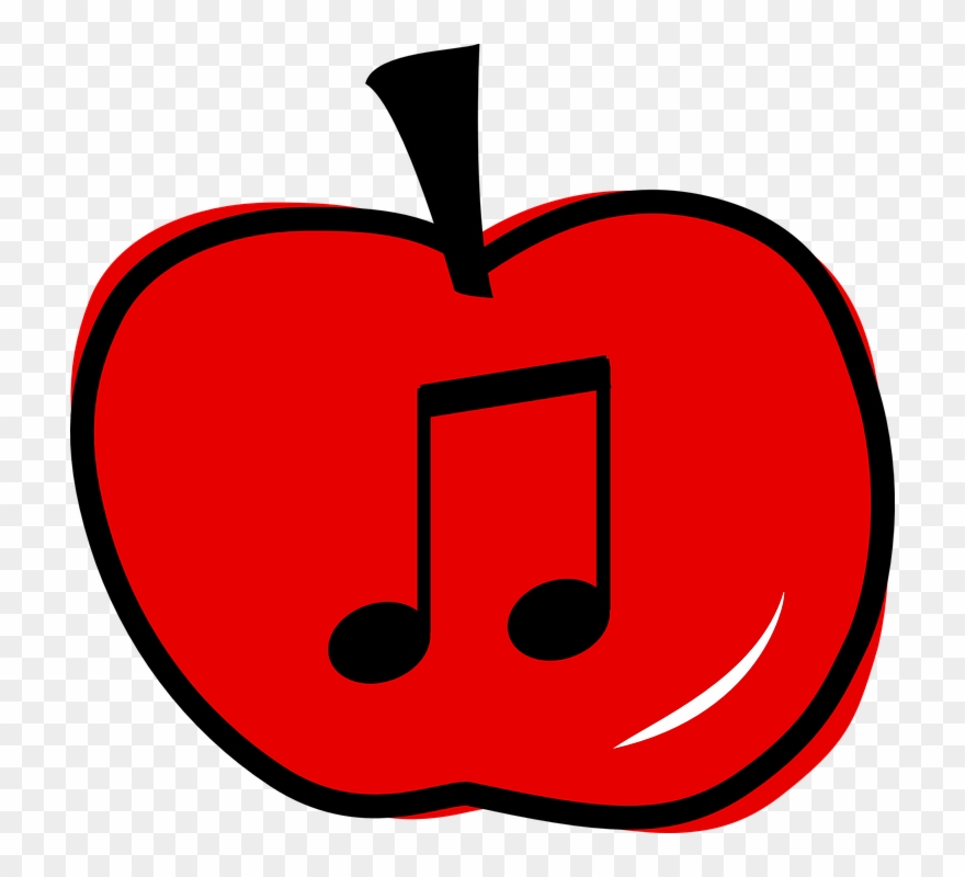 880x800 Apple Eighth Notes Clip Art At Clker Com Vector Online