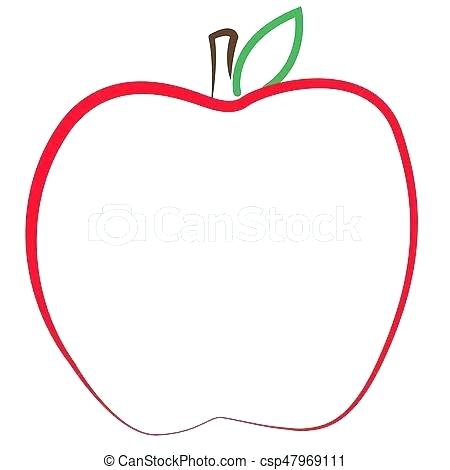 450x470 Apple Outline Worm Apple Tree Outline Vector