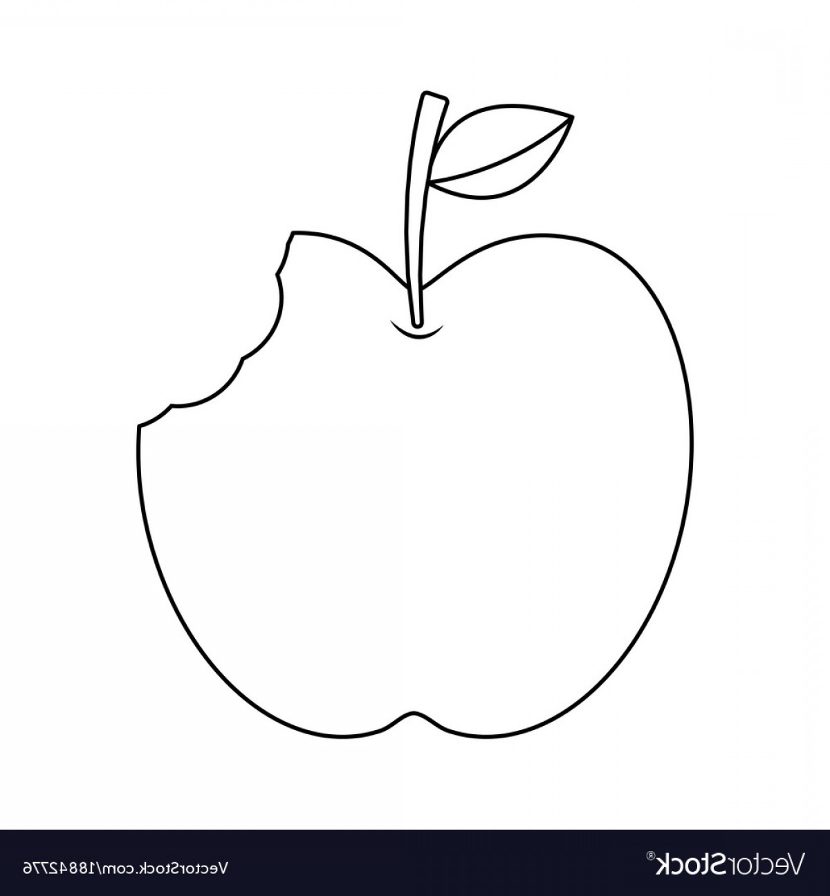 1200x1296 Vector Apple Outline Lamaison