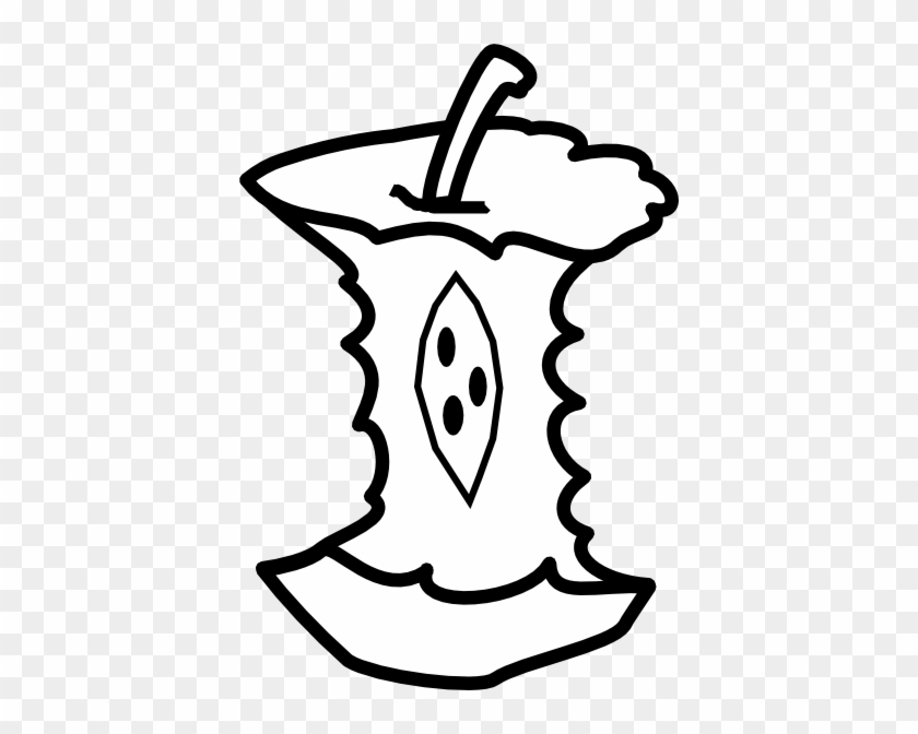 840x672 Apple Core Outline Clip Art At Clker Com Vector Clip