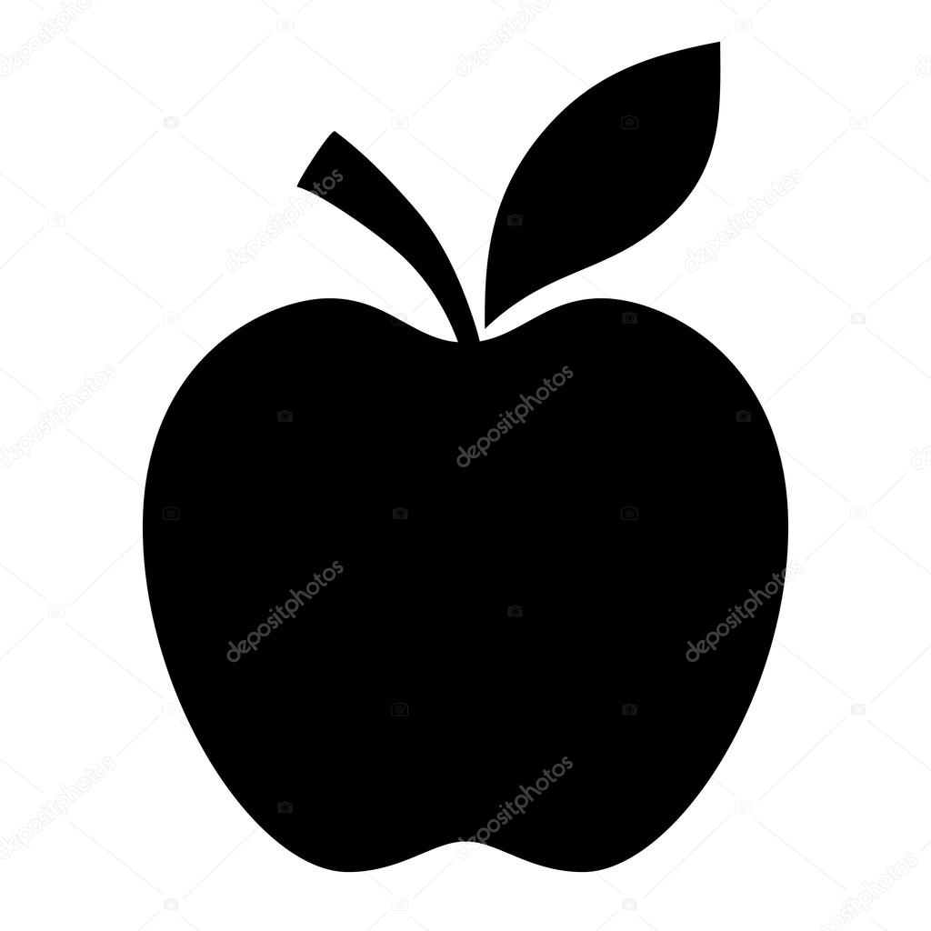 Download Apple Silhouette Vector at Vectorified.com | Collection of Apple Silhouette Vector free for ...