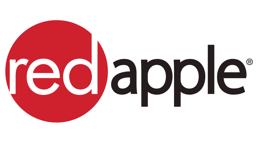 900x500 Red Apple Stores Logo Vector