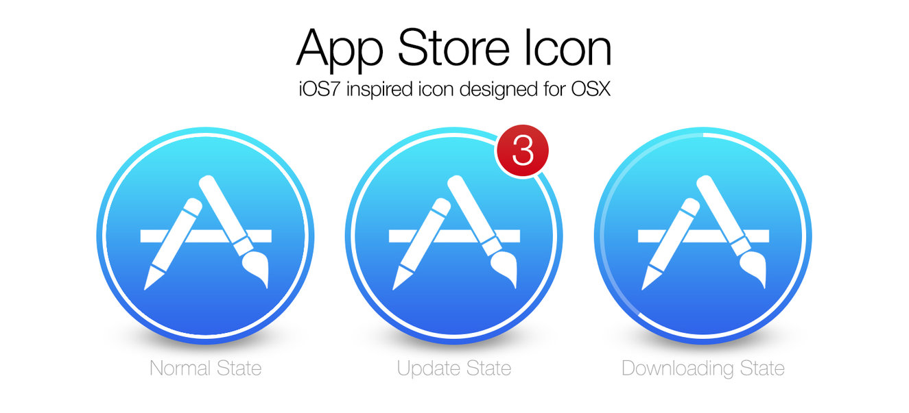 1325x603 App Store Icon Vector