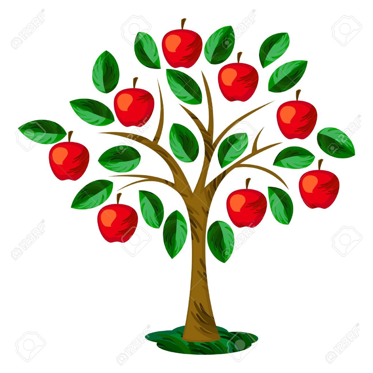 1300x1300 Fruit Tree Icon Stock Image And Royalty Free Vector