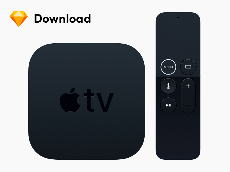 800x600 Apple Tv Vector Illustration Freebie