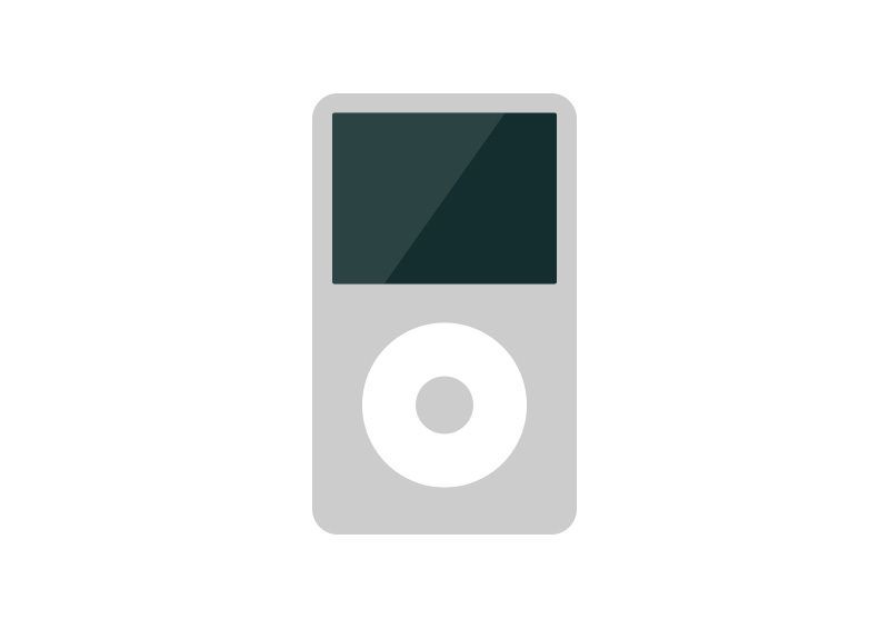 800x566 Ipod Classic Flat Vector Icon Flat Vectors In Ipod