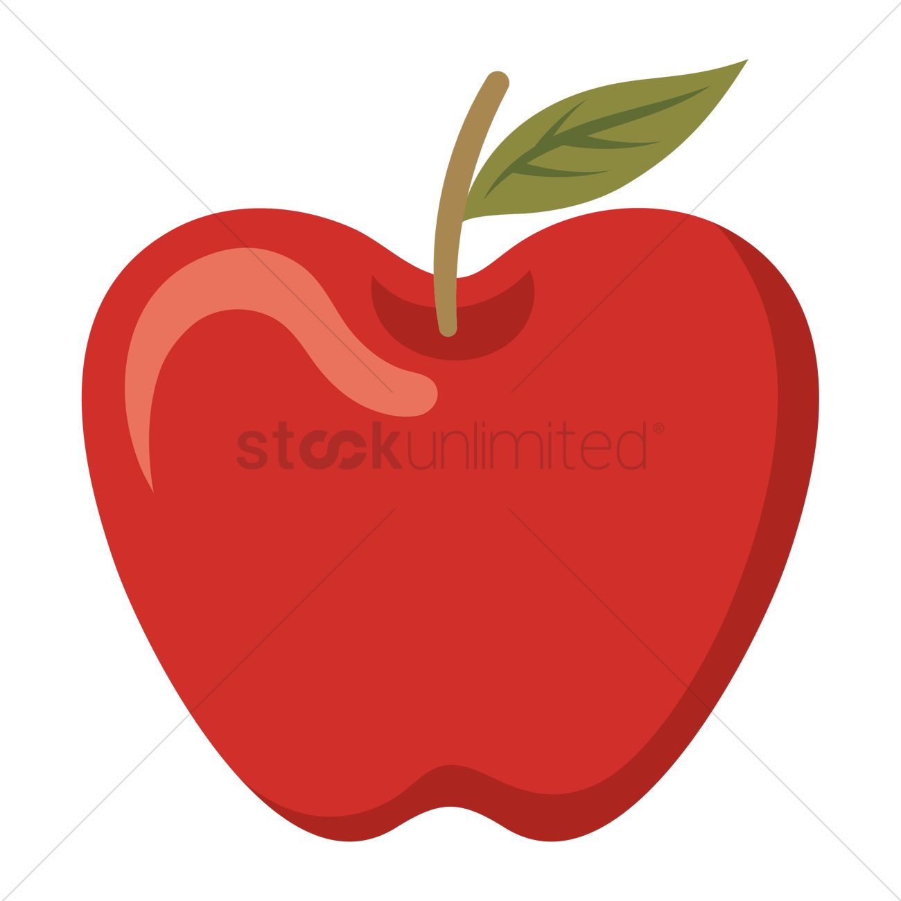 Apple Vector Image 1300x1300 Apple Vector Image