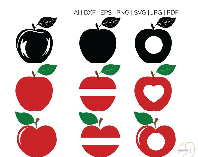 794x630 Chevron Apple Vector Clipart Digital Silhouette And Etsy