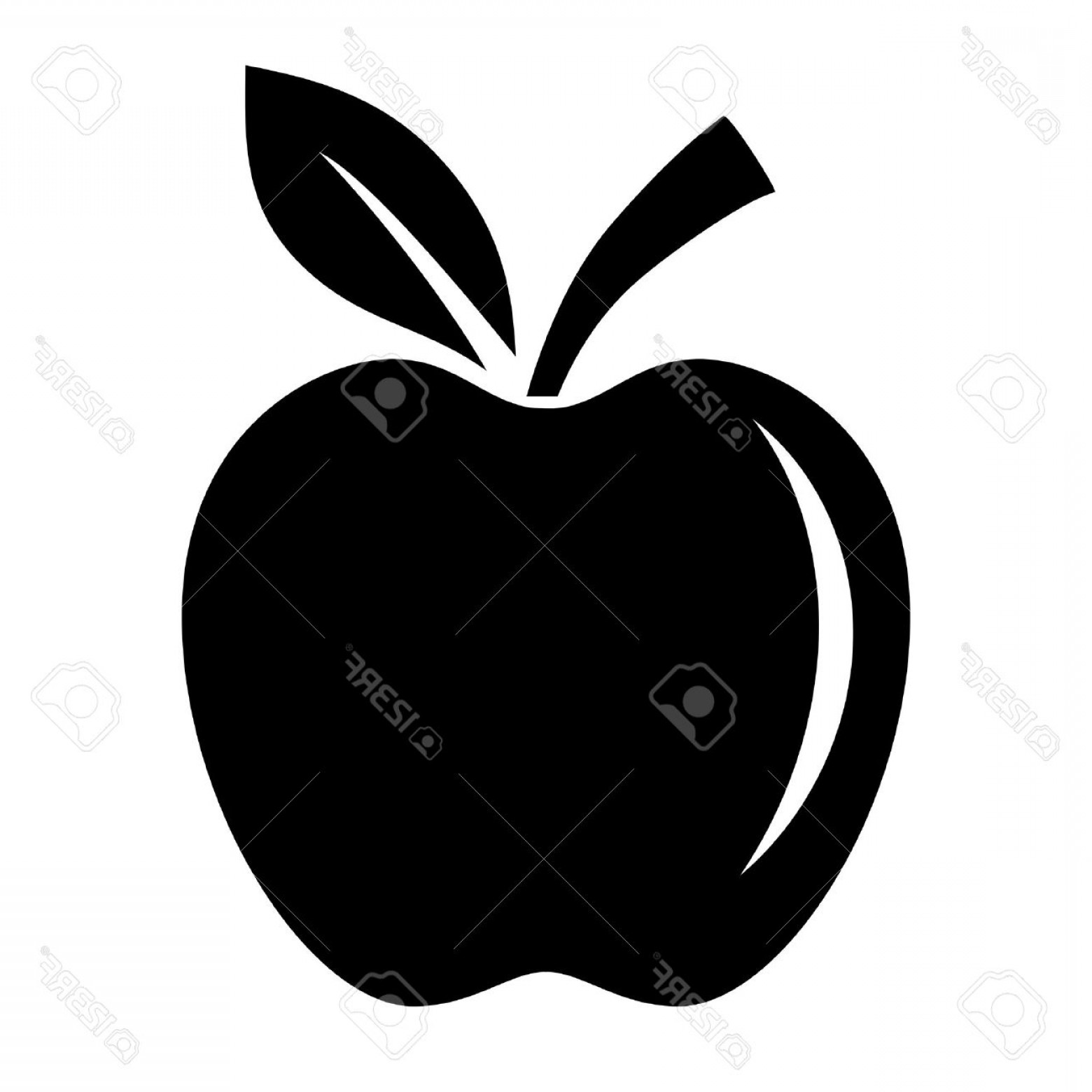 Photostock Vector Apple Silhouette Vector Icon Newwaysys 1560x1560 Photostock Vector Apple Silhouette Vector Icon Newwaysys