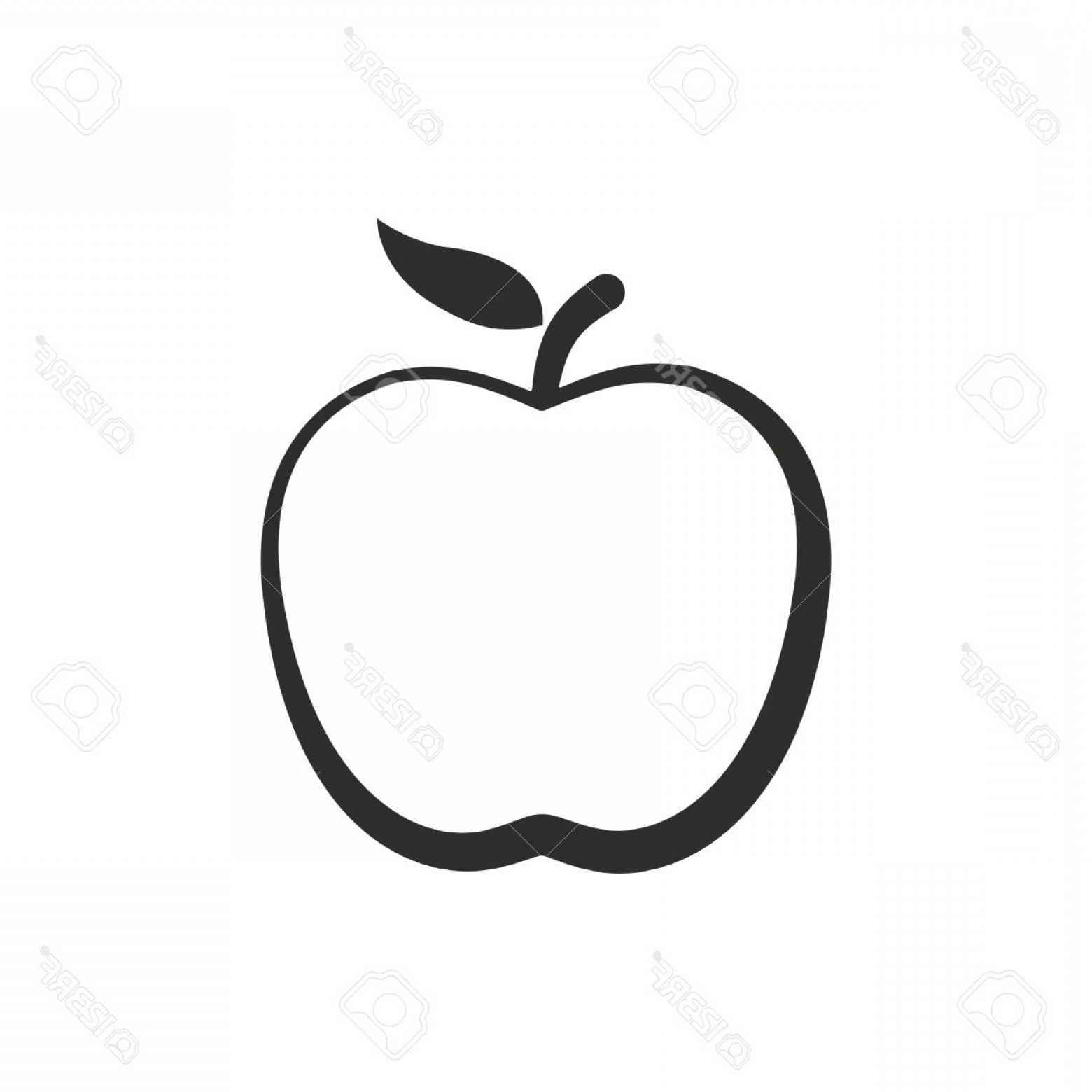 Photostock Vector Apple Vector Icon Black Illustration Isolated 1560x1560 Photostock Vector Apple Vector Icon Black Illustration Isolated