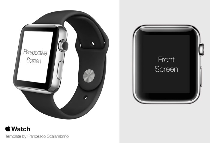 Free Apple Watch Mockup Templates 700x477 Free Apple Watch Mockup Templates