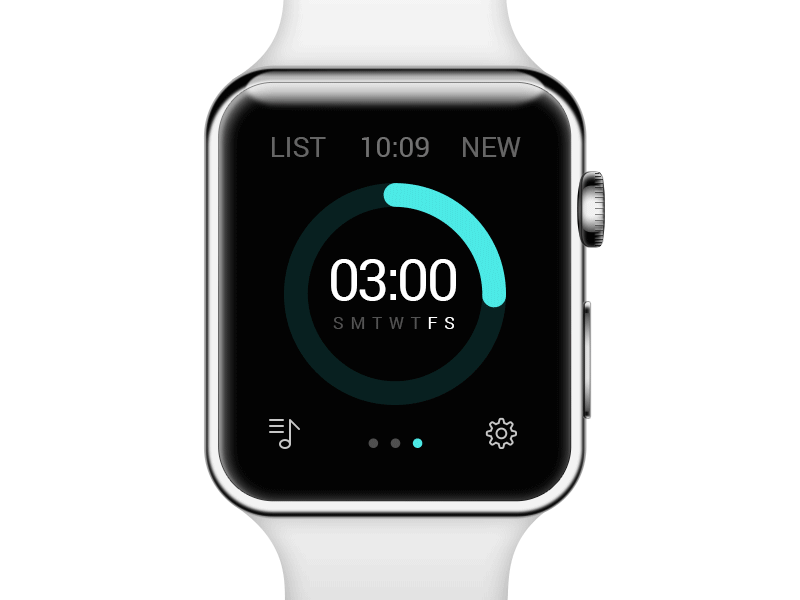 Alarm Concept Apple Watch Vector Mockup 800x600 Alarm Concept Apple Watch Vector Mockup