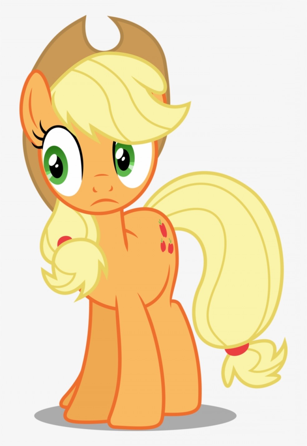 984x1432 Scared Applejack Vector Savoyuptown