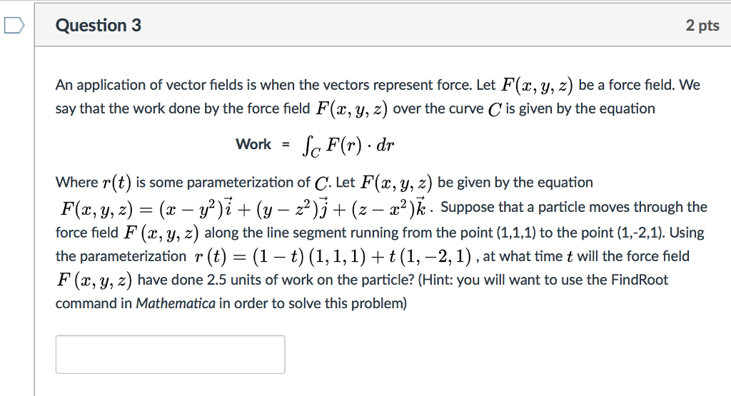 1024x555 Solved An Application Of Vector Fields Is When The Vector