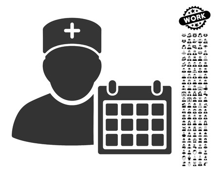 450x354 Doctor Appointment Icon With Black Bonus Professional Pictograph