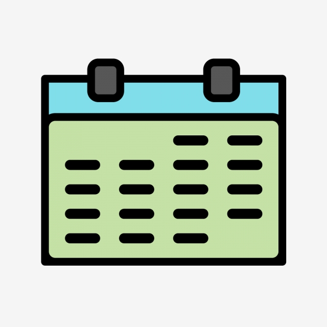 640x640 Vector Calendar Icon, Appointment Icon, Calendar Icon, Month Icon