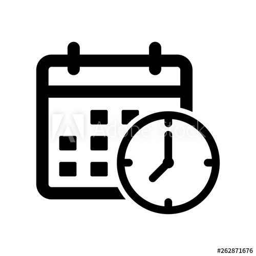 500x500 Appointment Date Calendar Icon Flat Vector Illustration Design