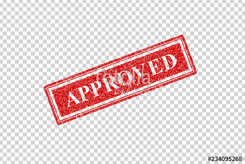 500x334 Vector Realistic Isolated Grunge Rubber Stamp Of Approved