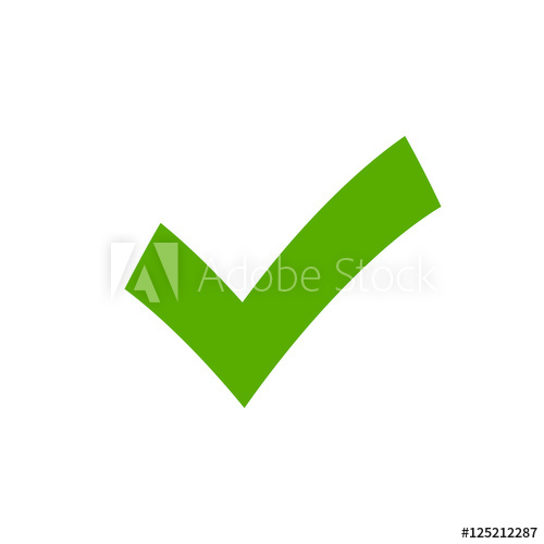Tick Sign Element Green Checkmark Icon Isolated On White 500x500 Tick Sign Element Green Checkmark Icon Isolated On White