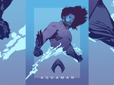 Aquaman Poster 400x300 Aquaman Poster