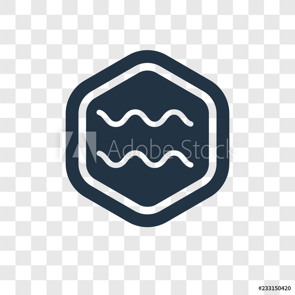 1000x1000 Photo Art Print Aquarius Vector Icon Isolated On Transparent