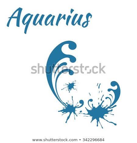 450x470 Zodiac Sign Aquarius, Vector Illustration Everything Aquarius