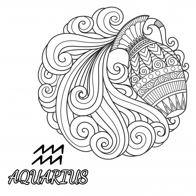 626x626 Aquarius Vector Premium Download