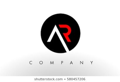 Ar Logo Letter Design Vector With Red And Black Colors Ar 409x280 Ar Logo Letter Design Vector With Red And Black Colors Ar