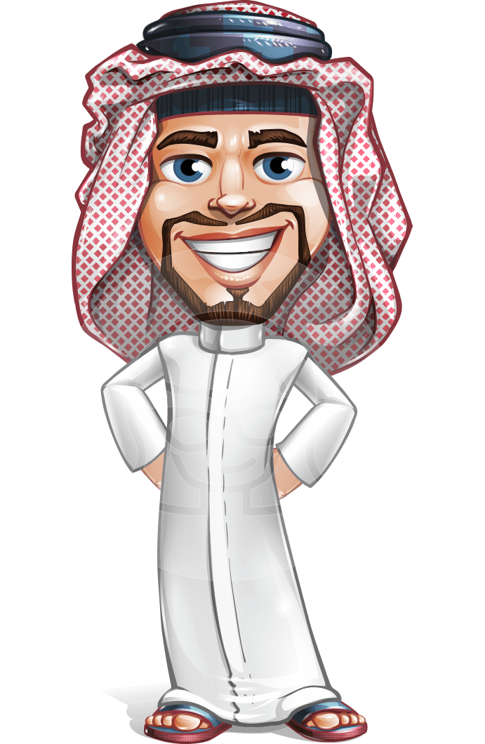 Arab Man Vector