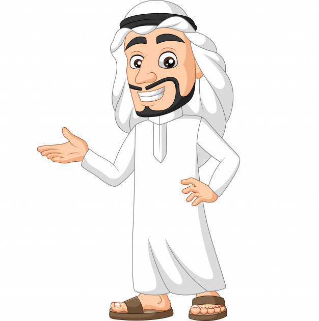 Cartoon Saudi Arab Man Presenting Vector Premium Download 626x631 Cartoon Saudi Arab Man Presenting Vector Premium Download