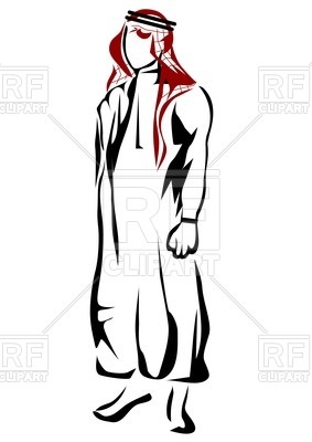 Silhouette Of Arabic Man In Thawb Vector Image Of People Arkela 283x400 Silhouette Of Arabic Man In Thawb Vector Image Of People Arkela