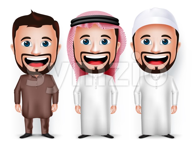 Vector Cartoon Character Of Saudi Arab And Pakistani Vector 620x469 Vector Cartoon Character Of Saudi Arab And Pakistani Vector