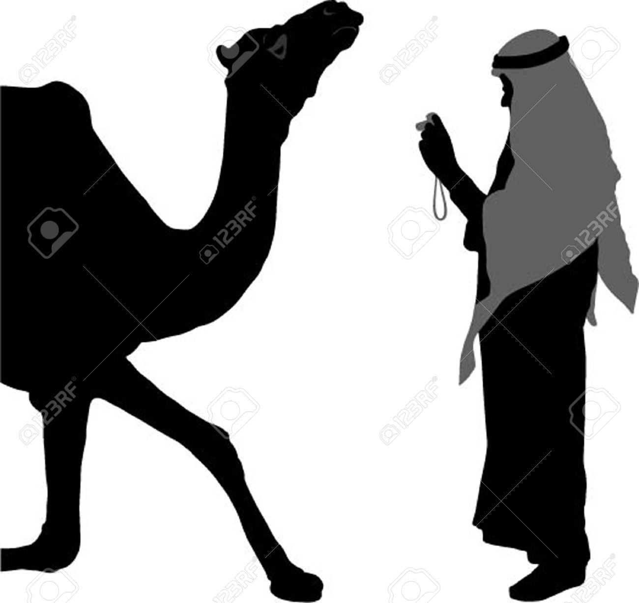 Arab Man Silhouette 1300x1227 Arab Man Silhouette