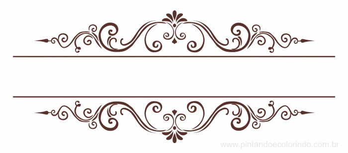 700x308 Faixa Arabesco Png Vector, Clipart