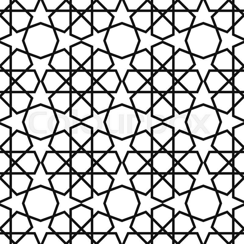 Arabesque Pattern Vector Seamless Stock Vector Colourbox 800x800 Arabesque Pattern Vector Seamless Stock Vector Colourbox