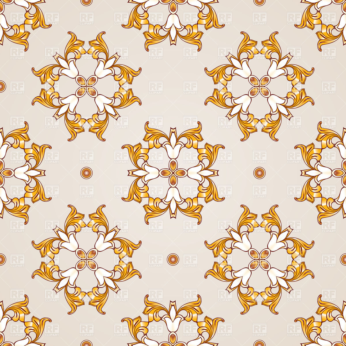 Seamless Pattern Made Of Abstract Leaf Ornament 1200x1200 Seamless Pattern Made Of Abstract Leaf Ornament