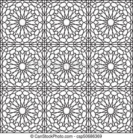 Arabesque Pattern Vector + Wallpaper Collection 450x470 Arabesque Pattern Vector + Wallpaper Collection