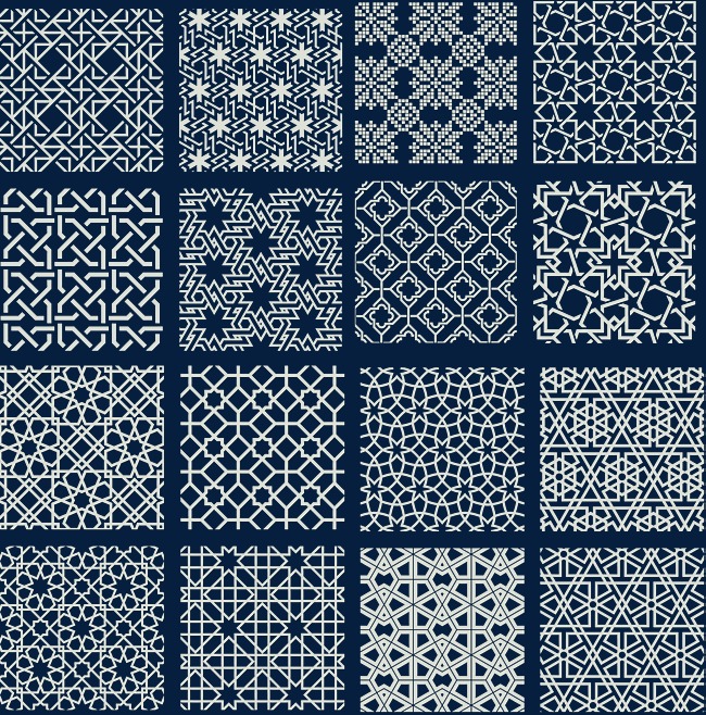 650x658 Classical Arabic Hollow Background Vector, Pattern, Tradition