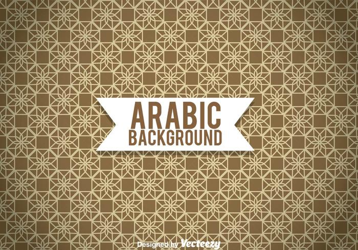 700x490 Arabic Ornament Brown Background