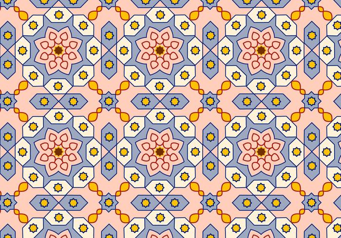 700x490 Arabic Pattern Background Vector