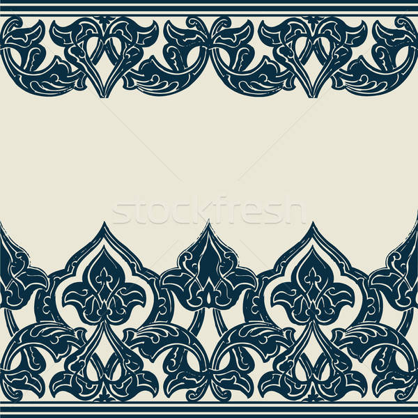 Vector Illustration Of Ornamental Seamless Border 600x600 Vector Illustration Of Ornamental Seamless Border