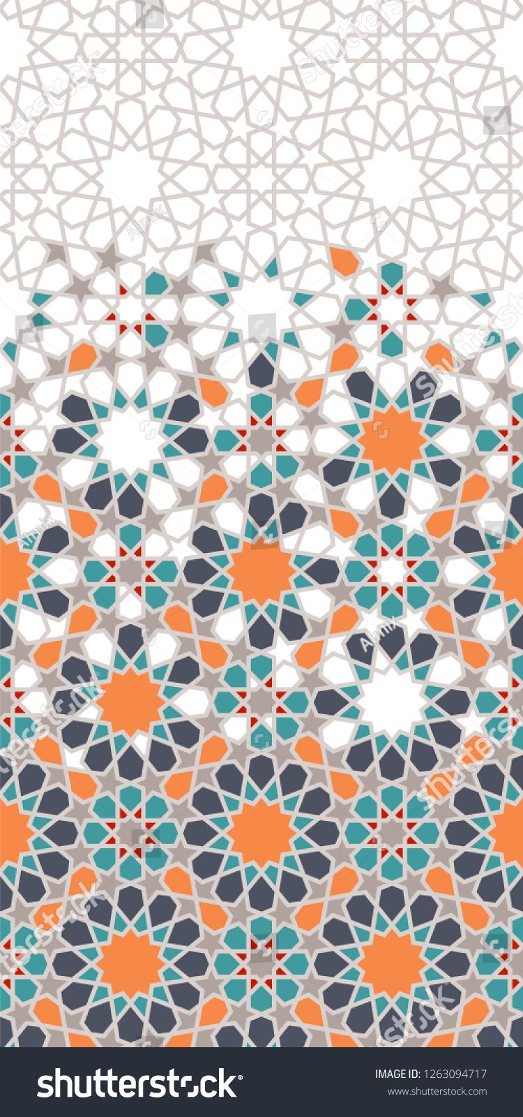 Arabic Pattern Arabesque Repeating Vector Border Geometric 750x1600 Arabic Pattern Arabesque Repeating Vector Border Geometric