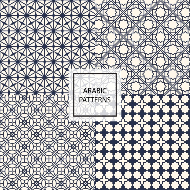 Black Arabic Pattern Vector Free Download 626x626 Black Arabic Pattern Vector Free Download