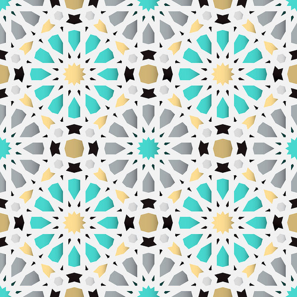 Islamic Seamless Background Traditional Geometric Arabic Pattern 600x600 Islamic Seamless Background Traditional Geometric Arabic Pattern