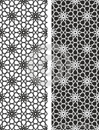 Vector Symmetrical Arabic Islamic Pattern Background Patterns 342x450 Vector Symmetrical Arabic Islamic Pattern Background Patterns