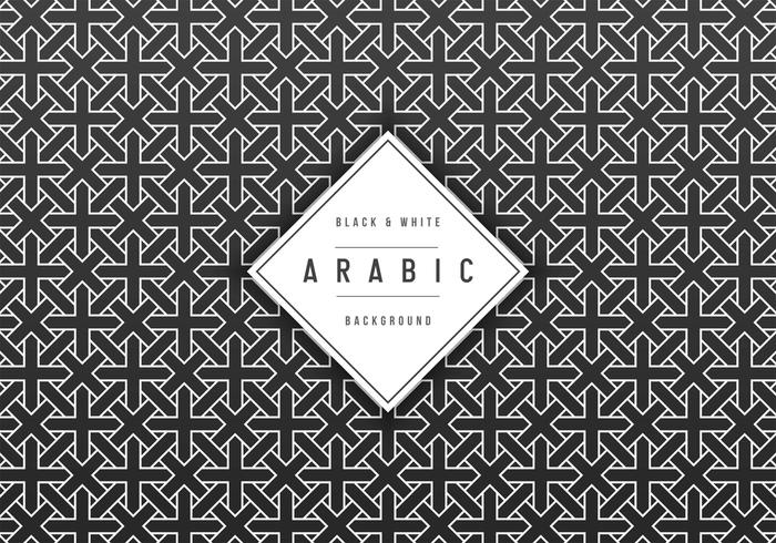 700x490 Geometric Arabic Vector Background