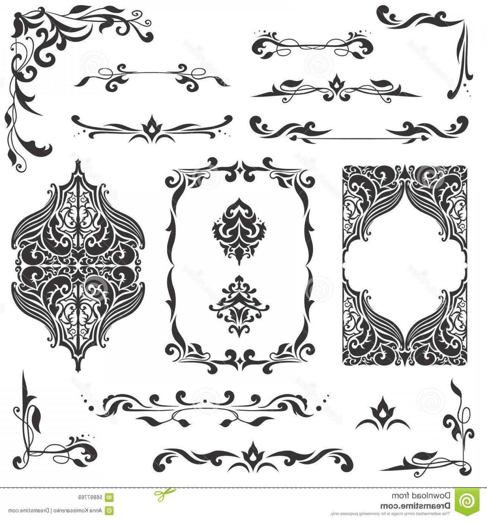 1560x1668 Arabic Vector Border Cultracing