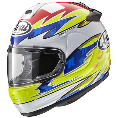 400x400 Arai Vector Replica Aegerter Full Face Helmet